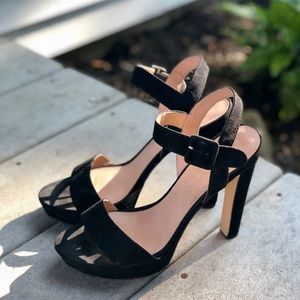 Madden Girl Black Platform Heels